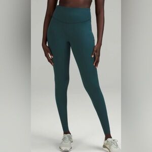 2022-Lululemon Base Pace High-Rise Running Tight  Nulux
Green Jasper size 14